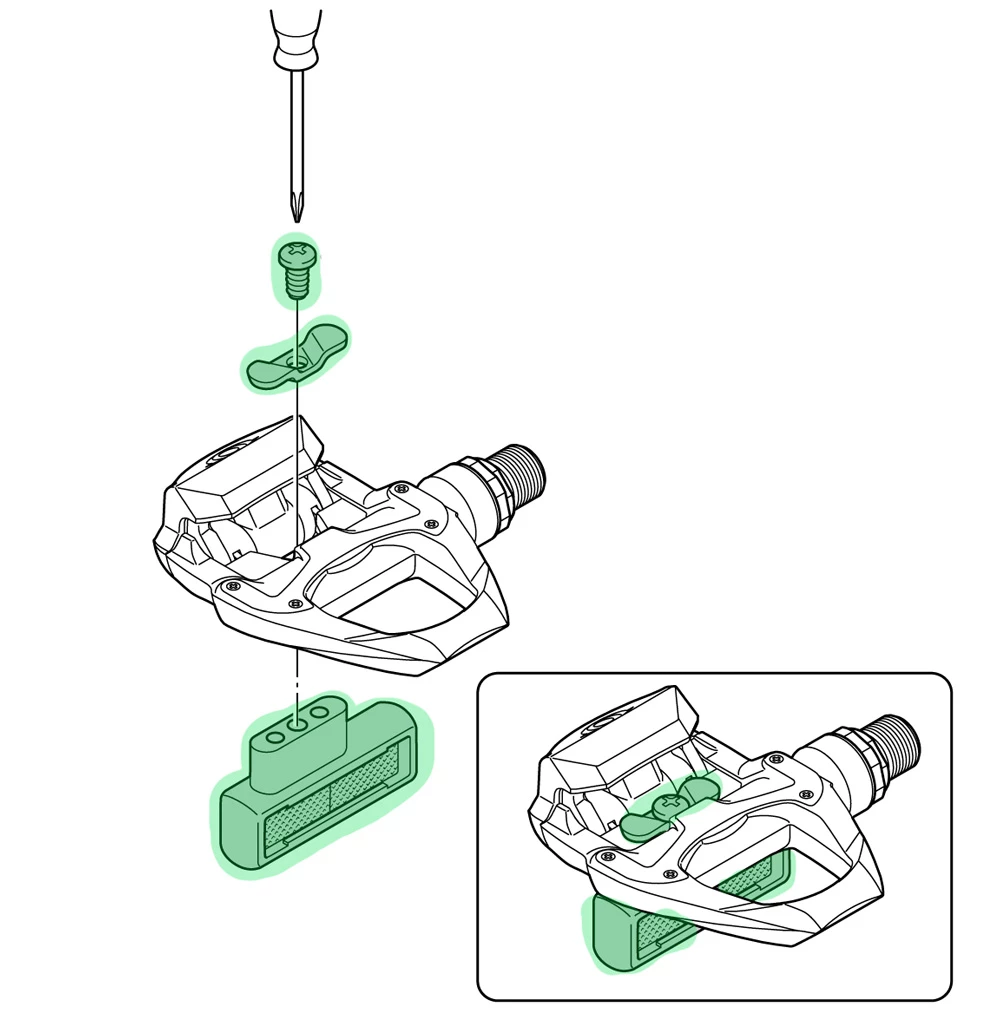 Shimano SM-PD63 Kit De Réflecteurs – Image 2