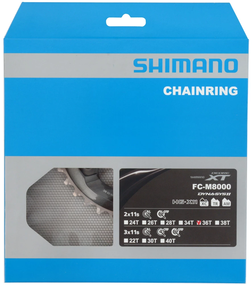 Shimano Plateau XT FC-M8000 2 Vitesses 36T (BC) – Image 4