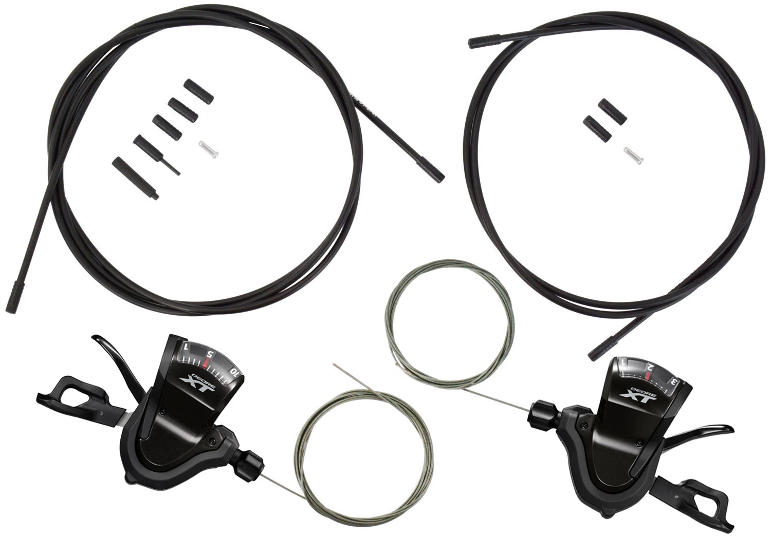 Shimano XT SL-T8000 Levier De Vitesse Trekking 3x10 Vitesses – Image 2