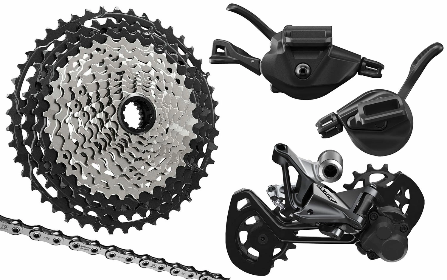Shimano XTR M9100 Kit De Mise à Niveau 2x12 Vitesses 10-45 I-Spec EV Sans Dérailleur Arrière