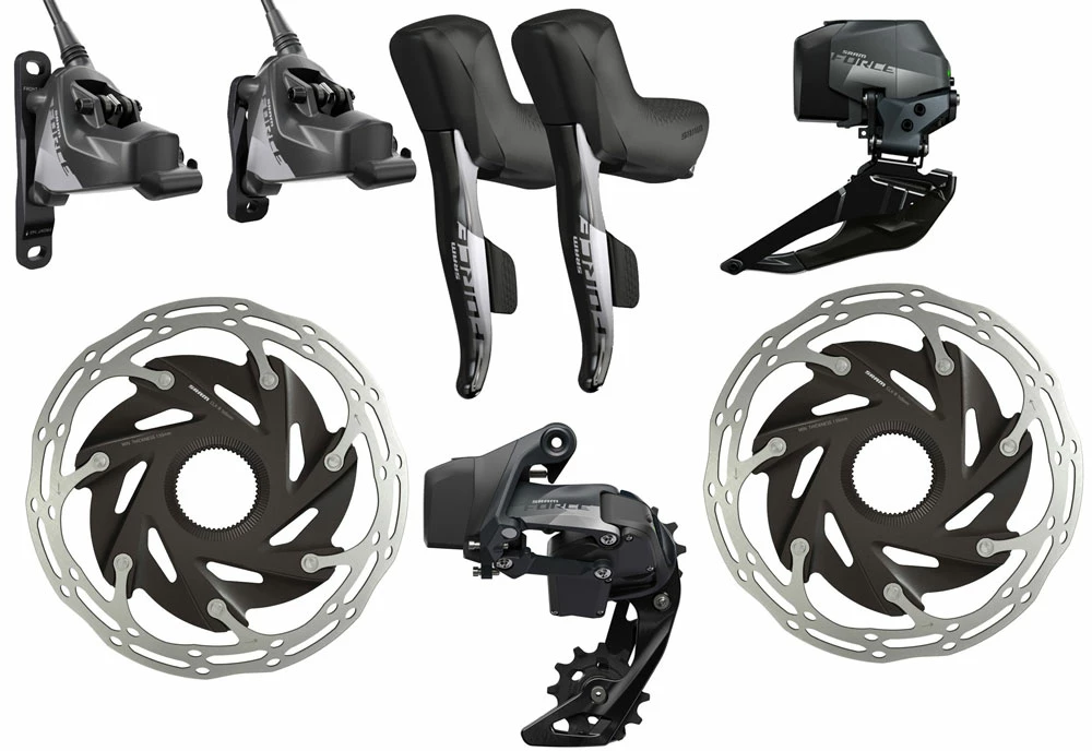 SRAM Force ETap AXS 2x12 Vitesses HRD Kit électronique FlatMount CL