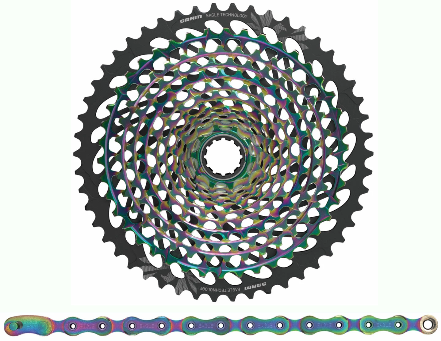 SRAM XX1 Eagle Kit D'usure XG-1299 12 Vitesses Cassette+XX1 Hollow Pin Chaîne 12 Vitesses