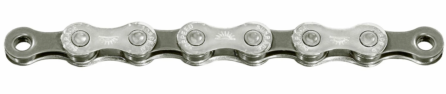 SUNRACE Chaîne CN10A 10 Vitesses Gris Argenté