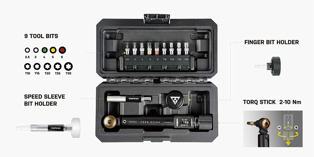 Topeak Clé Dynamométrique Torq Stick Pro 2-10 Nm – Image 5