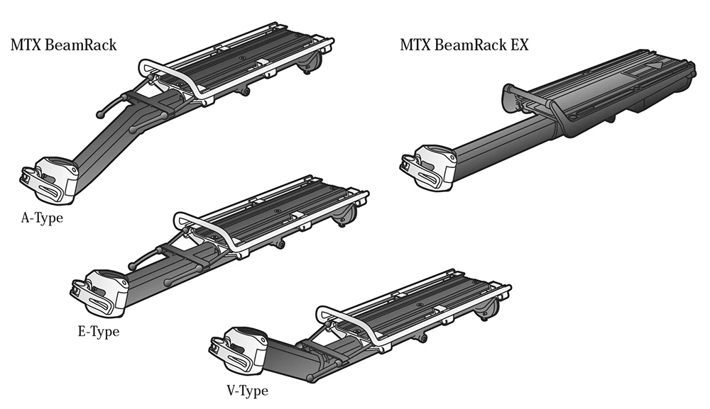 Topeak Porte-bagages MTX BeamRack E-Type – Image 2
