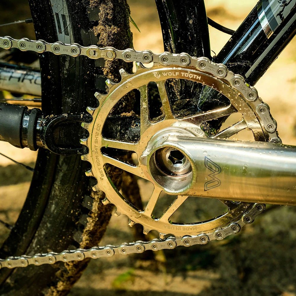 Wolf Tooth Components Plateau SRAM DM/Shimano 12 Vitesses Boost 3mm Offset – Image 3