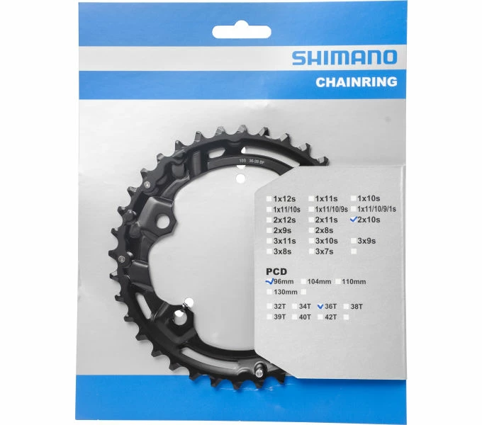 Shimano DEORE FC-M4100-2/M4100-B2 2x10 Vitesses Plateau – Image 2