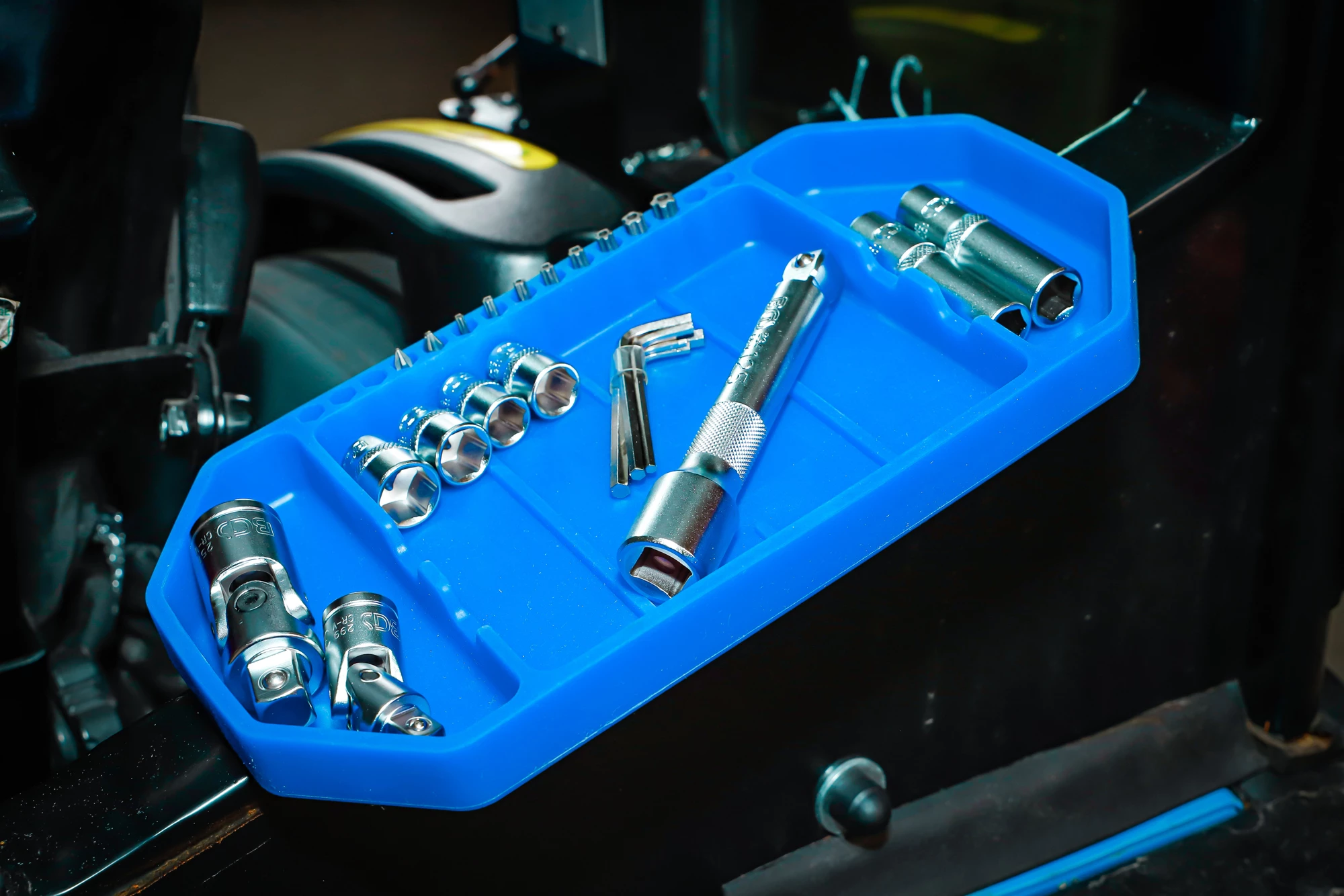 BGS Technic Outillage En Caoutchouc Silicone Plateau De Rangement – Image 3