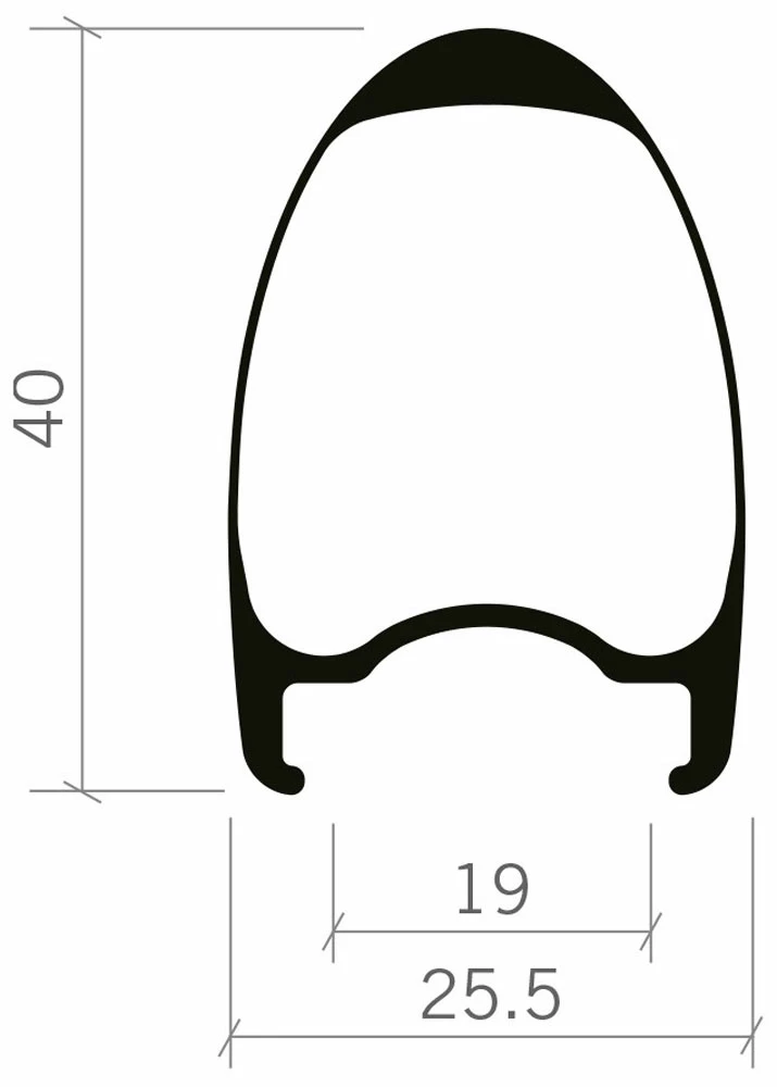 Vision SC 40 Clincher TLR Jeu De Roues Carbone – Image 3