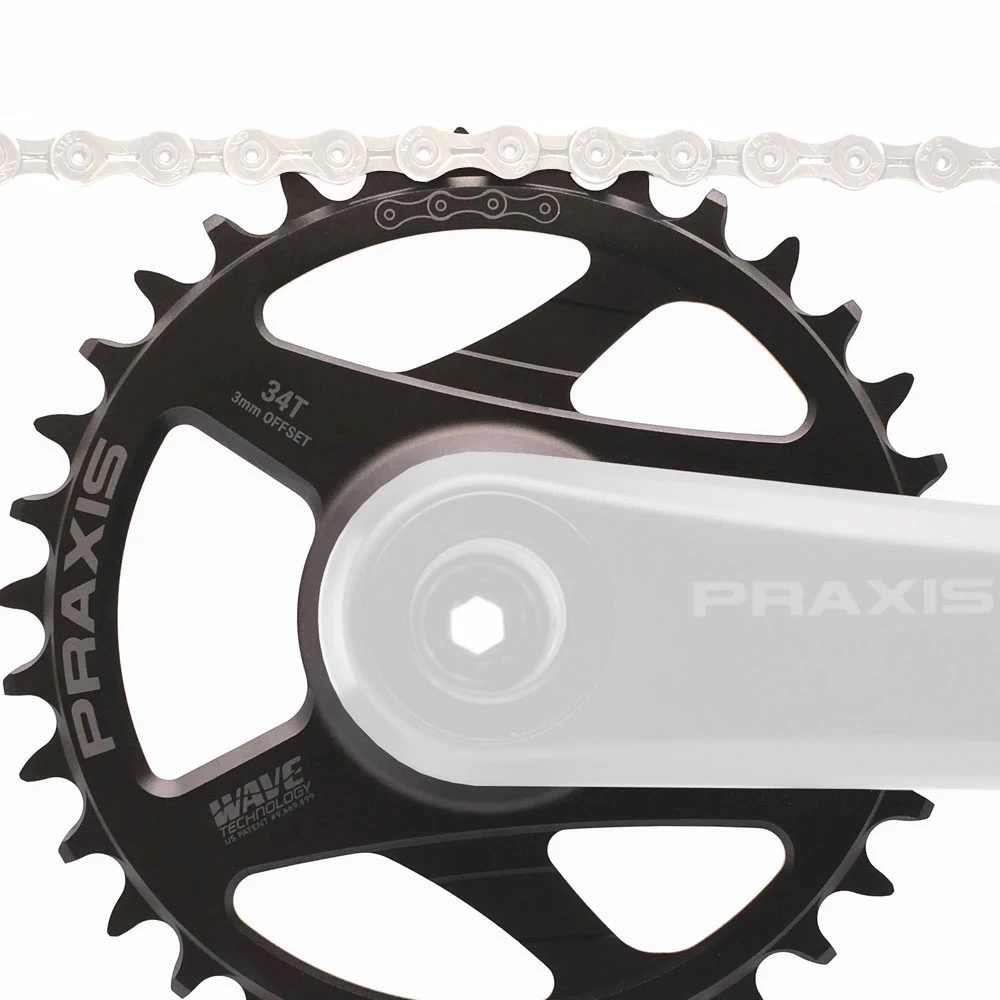 Praxis Works Wave MTB 10/11/12 Plateaux Direct Mount 0mm Offset – Image 3