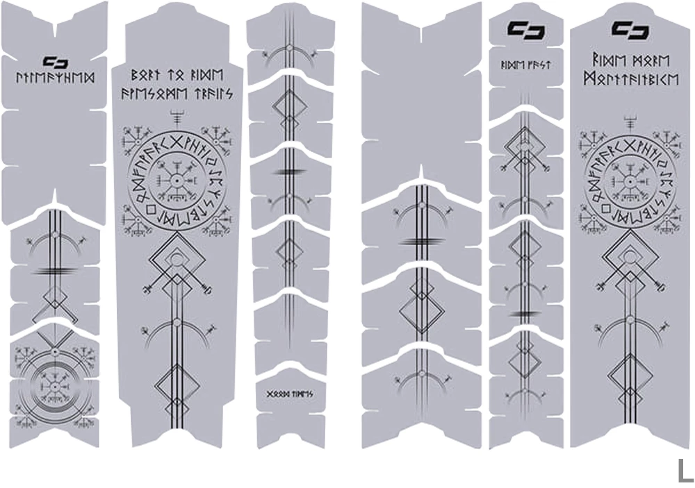 Unleazhed Unscratch Frame Film De Protection Pour Cadre - Runes Of Shred Black Matt – Image 4