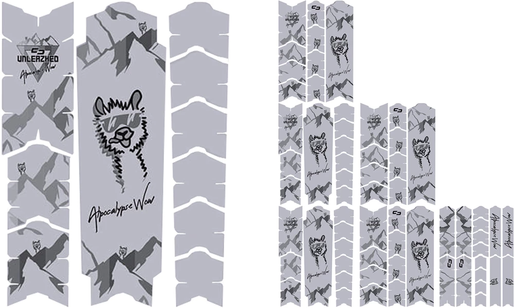 Unleazhed Unscratch Frame Film De Protection Pour Cadre - Alpocalypse-Alpenrose Samerberg Black Matt